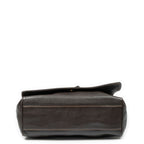 Loewe Flap Bag Messenger Dark Brown Grain Calfskin Leather — view 6