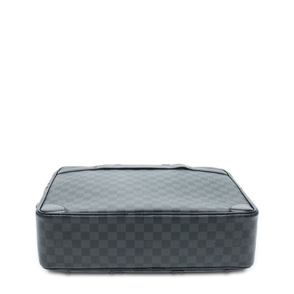 Louis Vuitton Porte Documents Voyage Gray Black Damier Graphite Business Bag — view 6