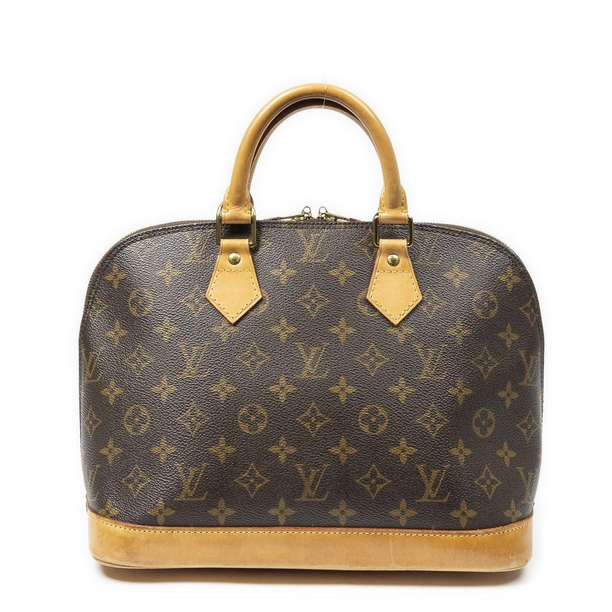 Louis Vuitton Alma Brown Monogram Canvas Handbag