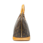 Louis Vuitton Alma Brown Monogram Canvas Handbag — view 4