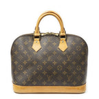 Louis Vuitton Alma Brown Monogram Canvas Handbag — view 5