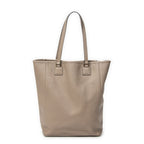 Loewe Vertical Anagram Tote Gray Calfskin Leather