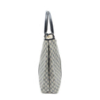 Gucci Vertical Tote Navy Beige Supreme Canvas — view 4