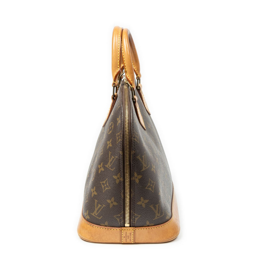 Louis Vuitton Alma Brown Monogram Canvas Handbag — view 4