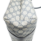Gucci Vertical Tote Navy Beige Supreme Canvas — view 7
