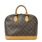 Louis Vuitton Alma Brown Monogram Canvas Handbag — view 5