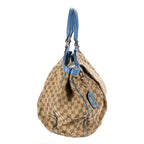 Gucci Sukey Tote Beige Blue GG Canvas — view 4