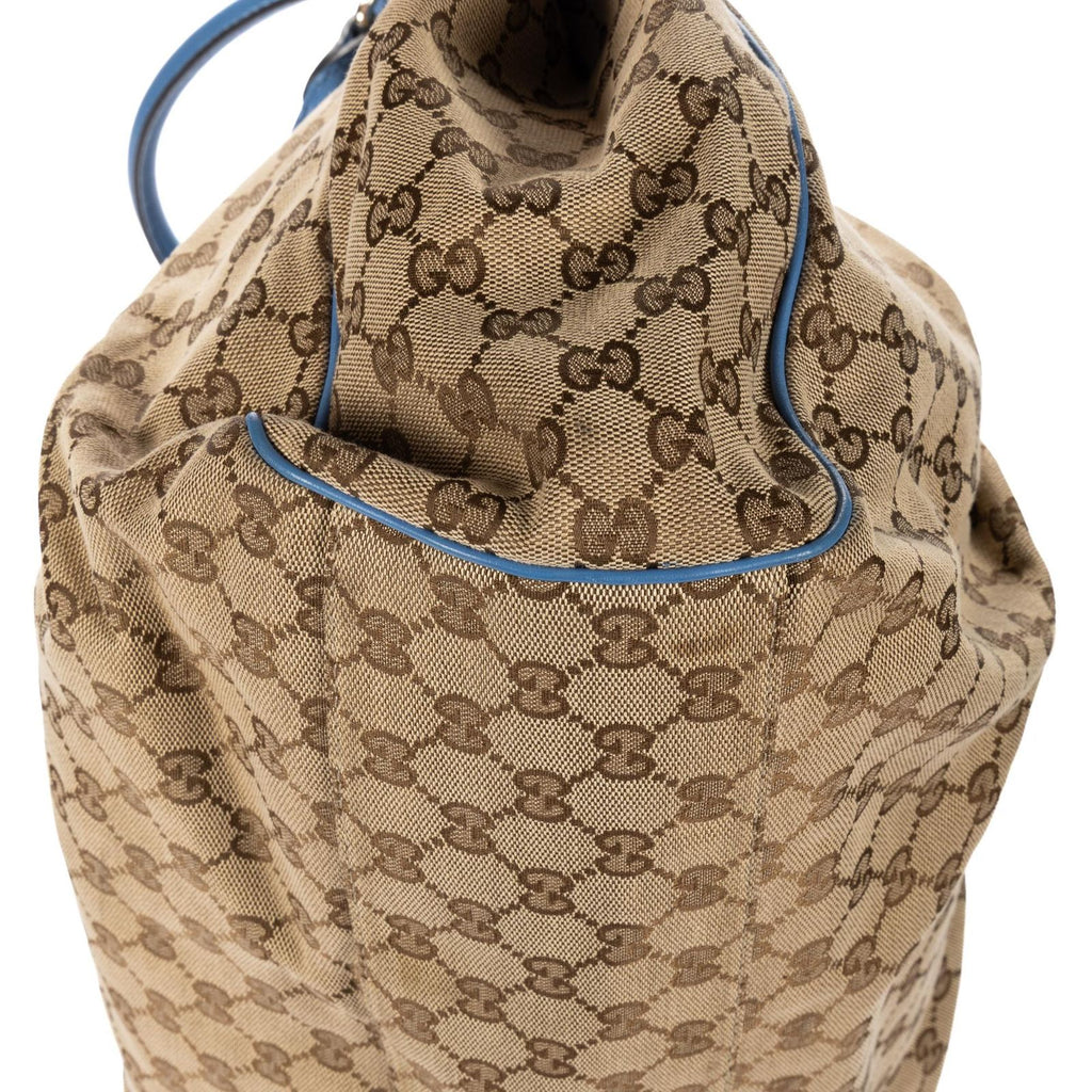 Gucci Sukey Tote Beige Blue GG Canvas — view 7