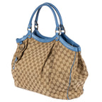 Gucci Sukey Tote Beige Blue GG Canvas — view 2