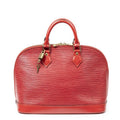 Louis Vuitton Alma Red Epi Handbag
