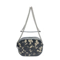 Gucci Mini Arabesque Chain Crossbody Black Beige Supreme Canvas