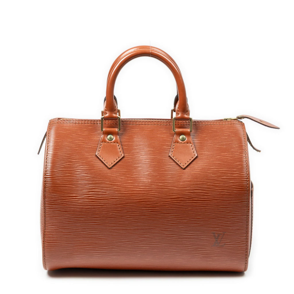 Louis Vuitton Speedy Tan Epi Handbag