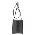 Hermes Line Pochette Black Toile Shoulder Bag