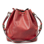 Louis Vuitton Noe Red Epi Bucket Bag — view 5