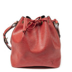 Louis Vuitton Noe Red Epi Bucket Bag