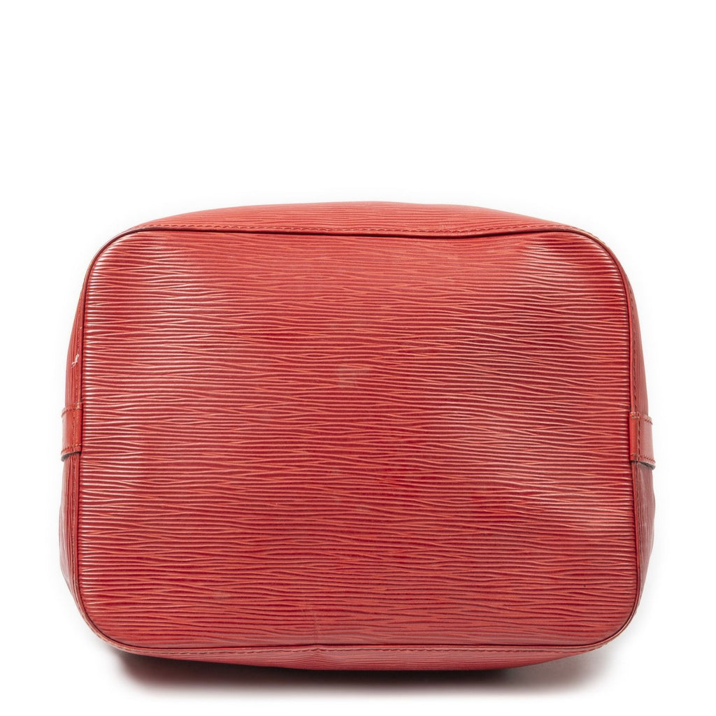 Louis Vuitton Noe Red Epi Bucket Bag — view 6