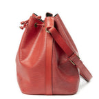 Louis Vuitton Noe Red Epi Bucket Bag — view 3