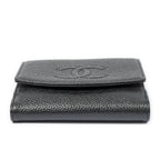 Chanel Timeless Bifold Wallet Black Caviar Leather — view 3