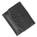 Chanel Timeless Bifold Wallet Black Caviar Leather