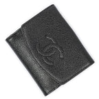 Chanel Timeless Bifold Wallet Black Caviar Leather