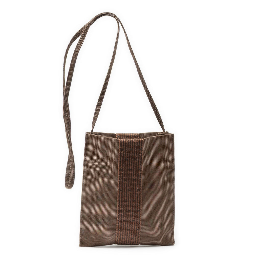 Hermes Line Pochette Brown Toile Shoulder Bag