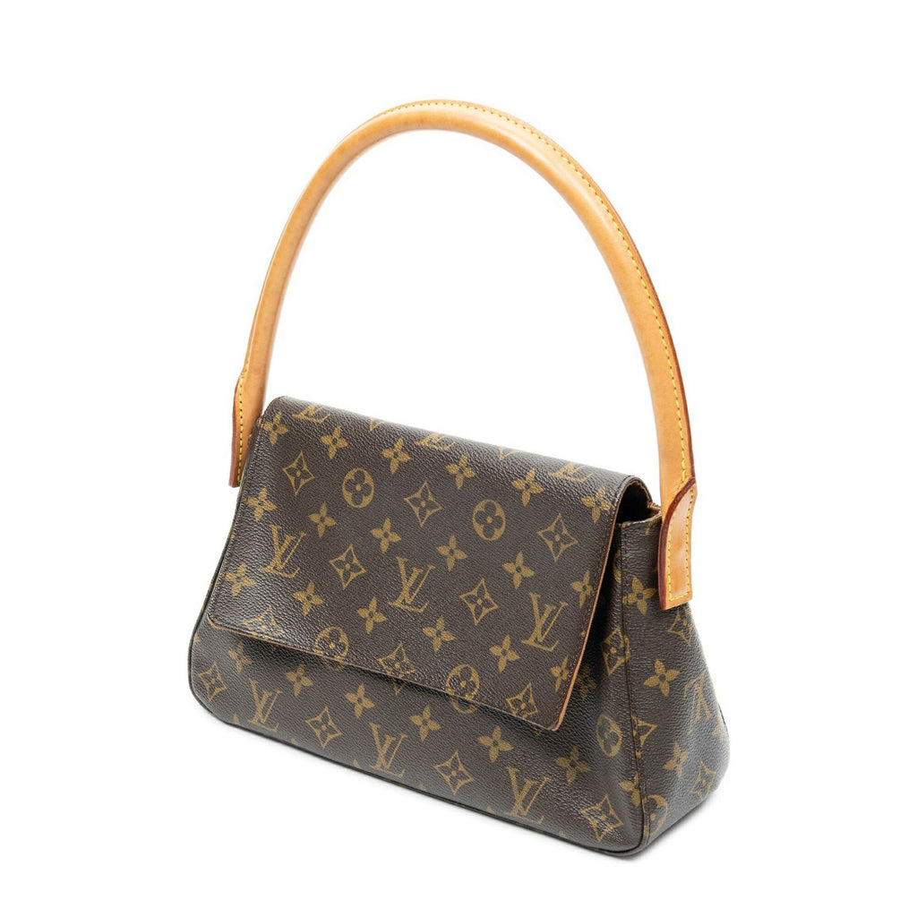 Louis Vuitton Mini Looping Brown Monogram Canvas Shoulder Bag — view 2