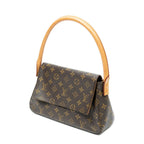 Louis Vuitton Mini Looping Brown Monogram Canvas Shoulder Bag — view 2