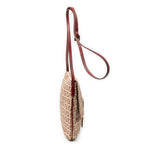 Fendi Small Flap Bag Crossbody Red Beige Zucchino Canvas — view 4