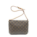 Louis Vuitton Musette Tango Brown Monogram Canvas Crossbody — view 5
