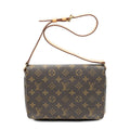 Louis Vuitton Musette Tango Brown Monogram Canvas Crossbody