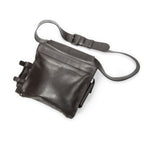 Bottega Veneta Utility Front Pocket Waist Bag Dark Brown Trim Intrecciato — view 2