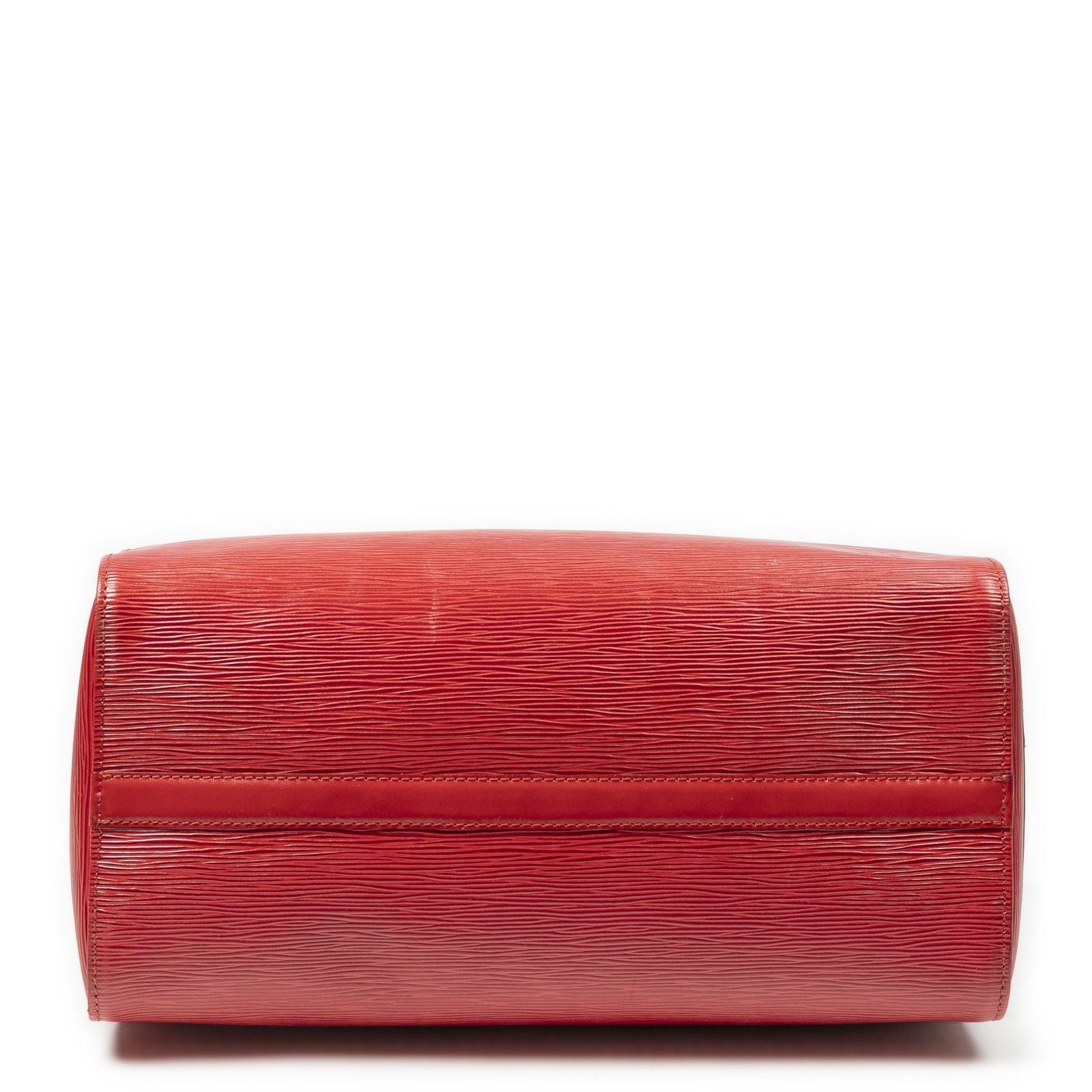 Louis Vuitton Speedy Red Epi Handbag — view 6