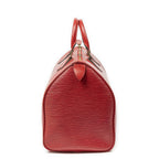 Louis Vuitton Speedy Red Epi Handbag — view 4