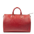 Louis Vuitton Speedy Red Epi Handbag