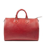 Louis Vuitton Speedy Red Epi Handbag