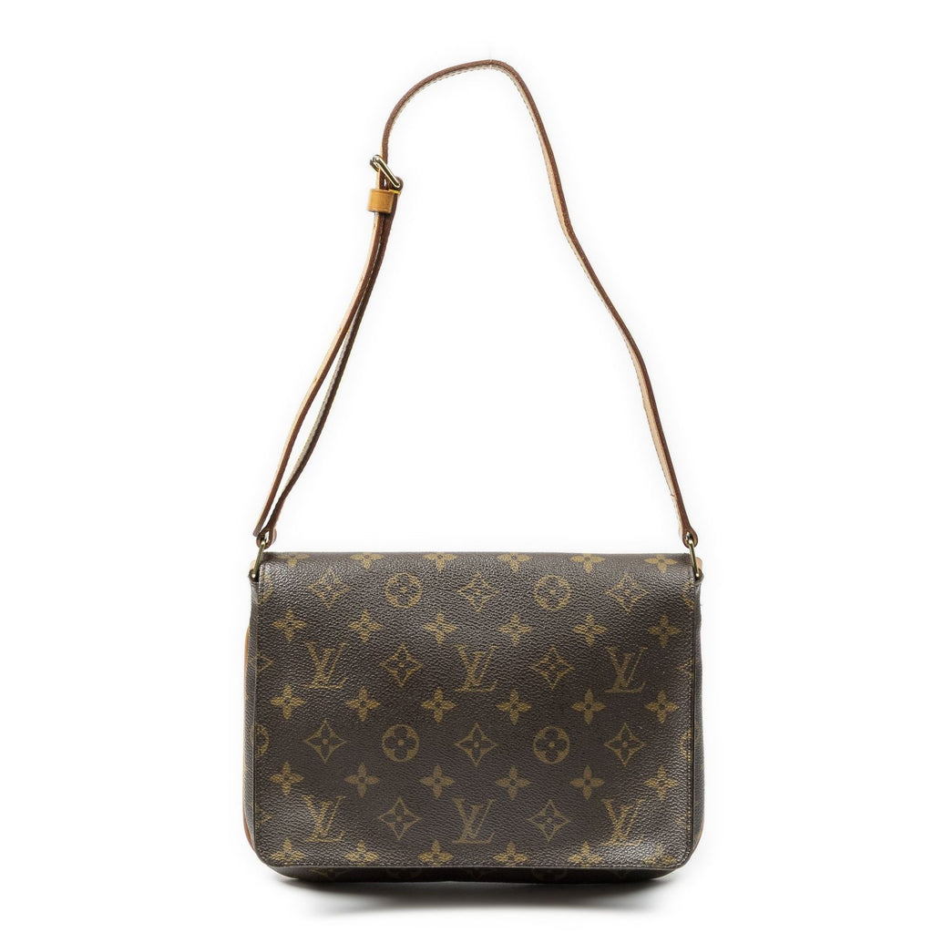 Louis Vuitton Musette Tango Brown Monogram Canvas Crossbody