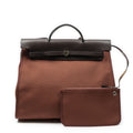 Hermes Herbag Zip Rouge H Toile Officier Handbag