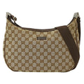 Gucci Shoulder Bag GG Canvas Beige Brown