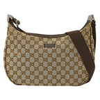 Gucci Shoulder Bag GG Canvas Beige Brown