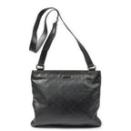 Gucci Large Square Zip Messenger Black Guccissima