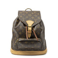Louis Vuitton Montsouris Brown Monogram Canvas Backpack