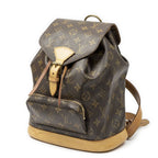 Louis Vuitton Montsouris Brown Monogram Canvas Backpack — view 2