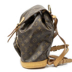 Louis Vuitton Montsouris Brown Monogram Canvas Backpack — view 3