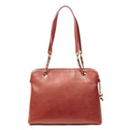 Chanel Large CC Dome Tote Red Caviar Leather — view 5