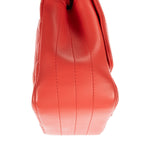 Chanel CC Timless Chain Crossbody Coral Pink Chevron Lambskin — view 8