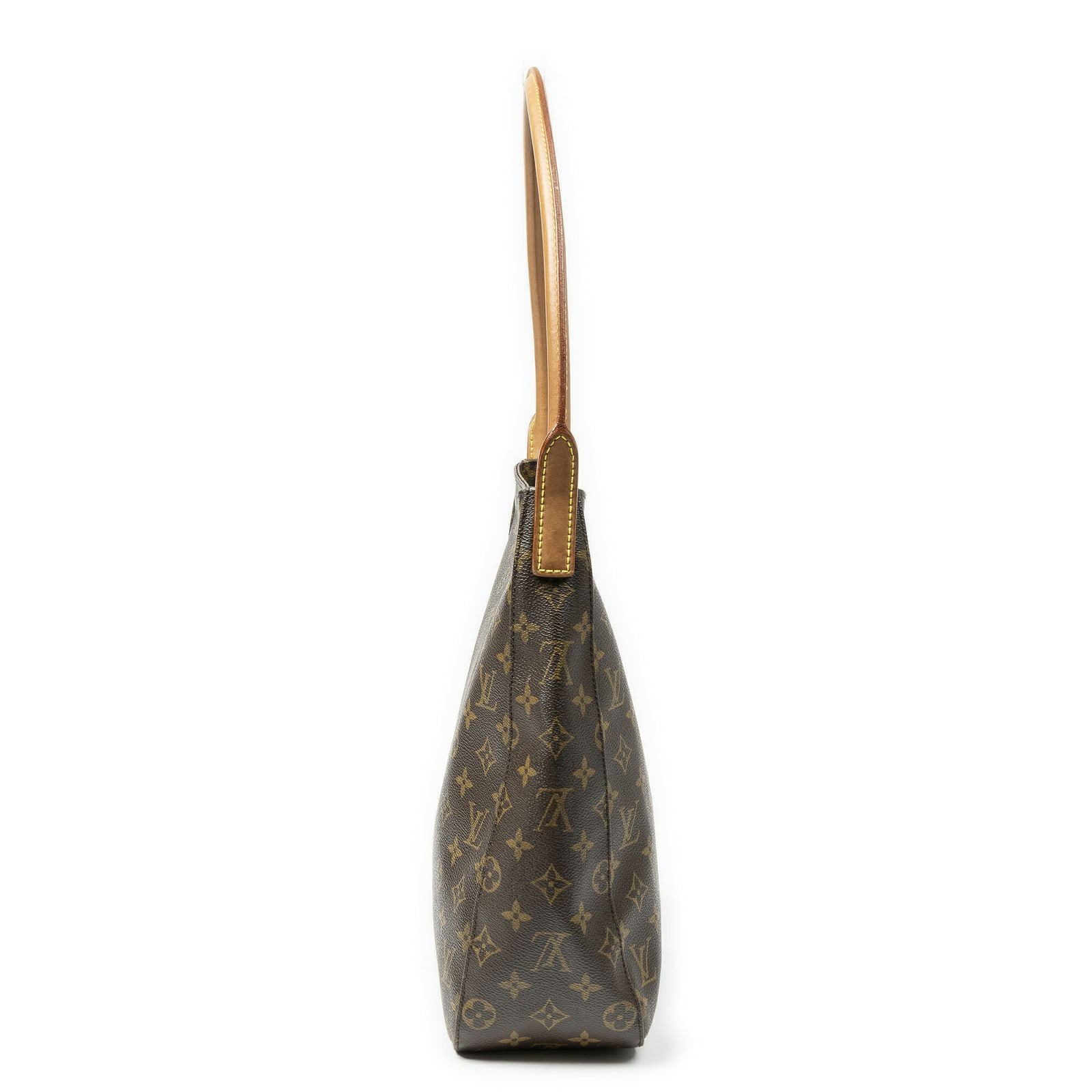 Louis Vuitton Looping Brown Monogram Canvas Shoulder Bag — view 3