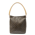 Louis Vuitton Looping Brown Monogram Canvas Shoulder Bag