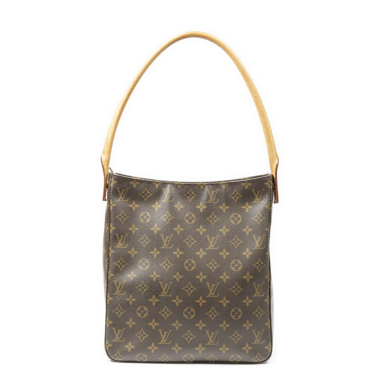 Louis Vuitton Looping Brown Monogram Canvas Shoulder Bag