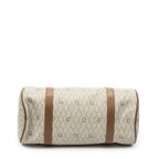 Dior Vintage Barrel Boston Brown Honeycomb Canvas Handbag — view 6