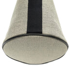 Hermes Saxo Beige Black Toile Shoulder Bag — view 8